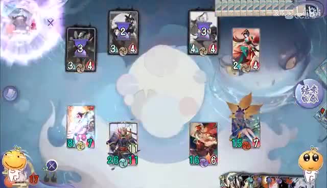 【阴阳师百闻牌】摇10个运势6直接赢得胜利的特效是怎么样的？