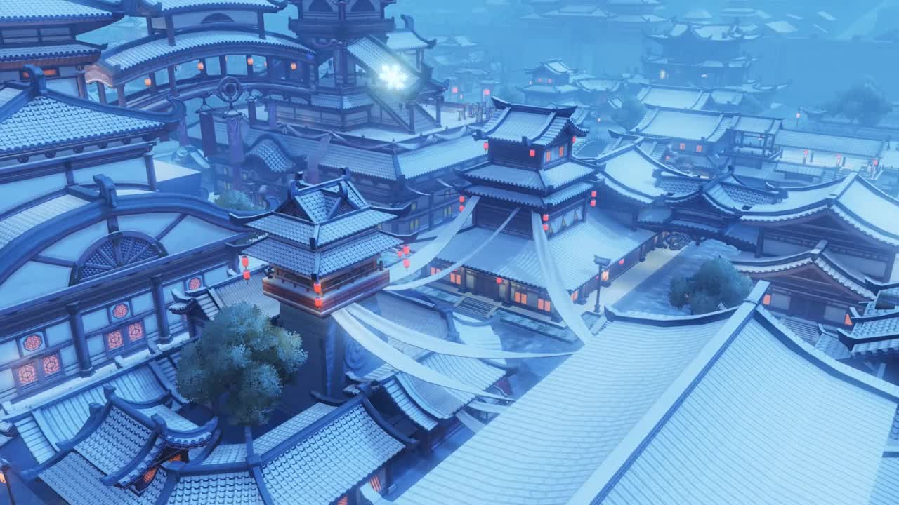 梦幻西游三维版-长安城雪景CG