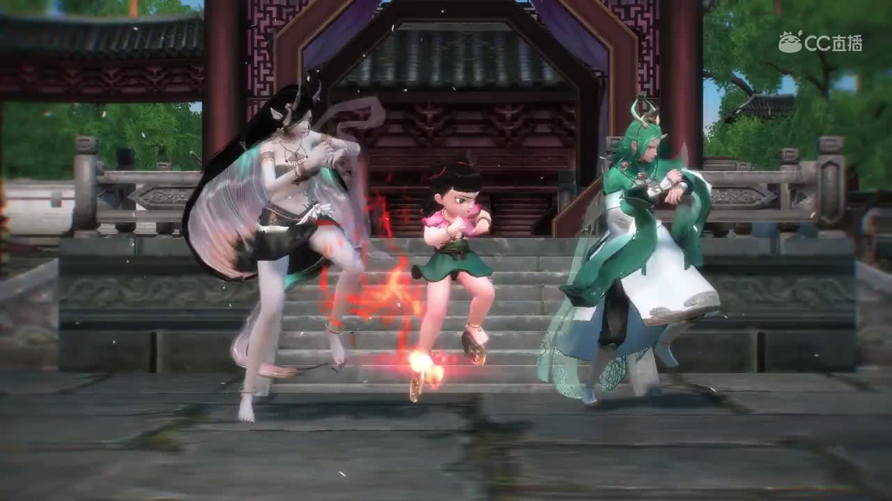 神都夜行录MMD，喜感的小苹果被三位人气明星跳出了风采，舞出了自信