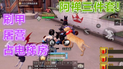 阿禅三件套!先刷甲再屠营!然后占领电梯房! 明日之后 静观思禅