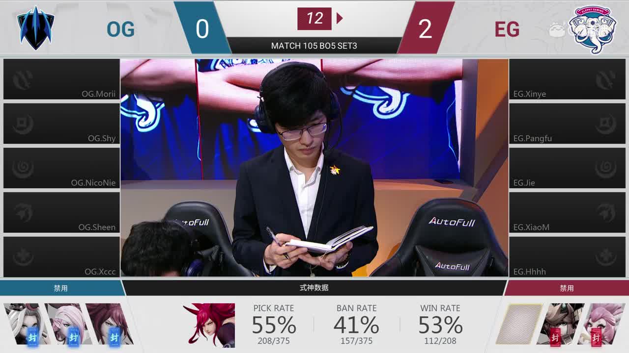 20191130 OPL秋季赛季后赛_EG VS OG set3