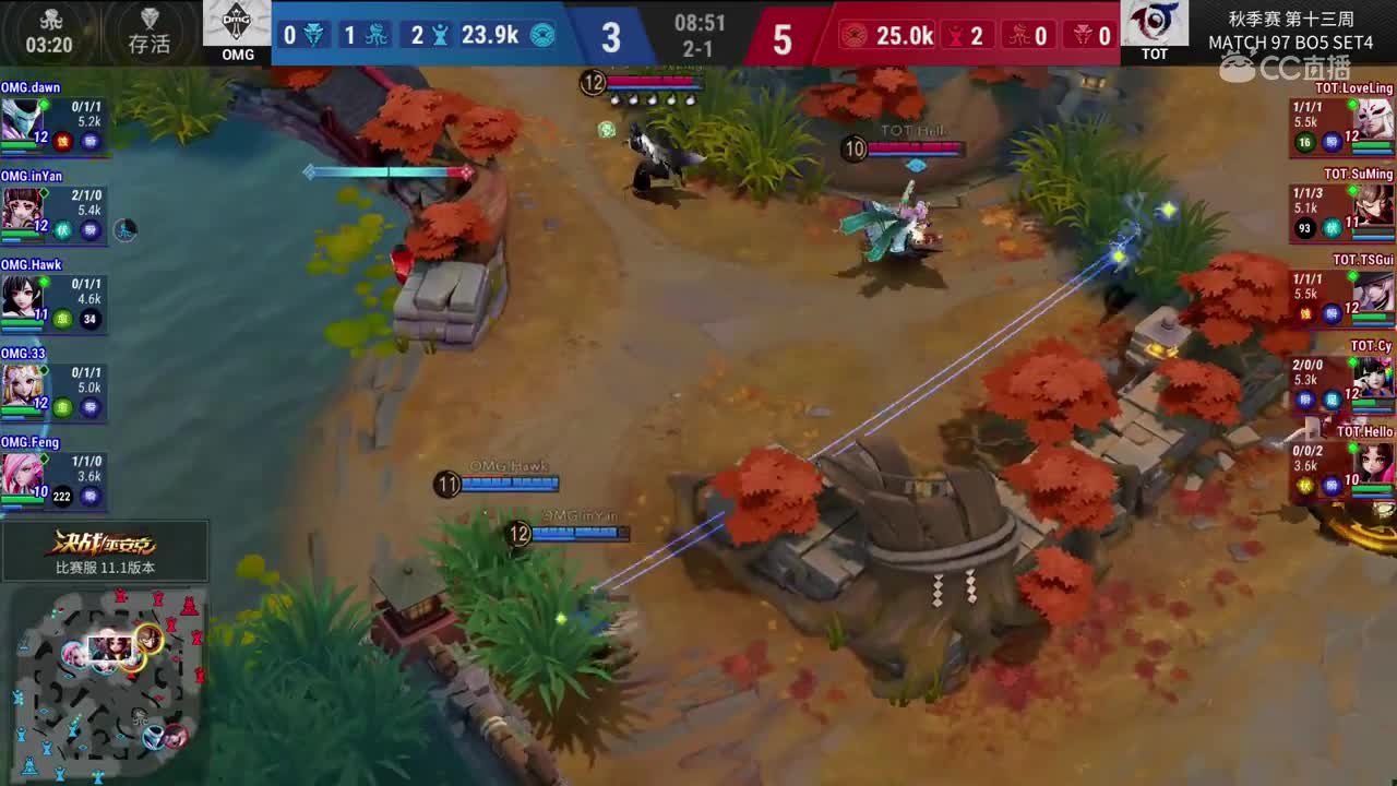20191116 OPL秋季赛季后赛_OMG VS TOT set4