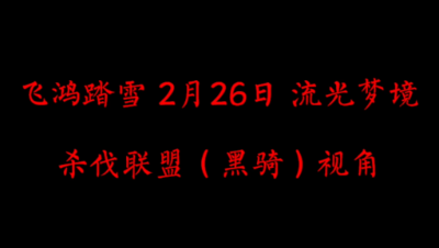 飞鸿踏雪2月26日 流光梦境
