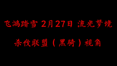 飞鸿踏雪2月27日 流光梦境