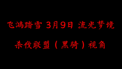 飞鸿踏雪3月9日 流光梦境