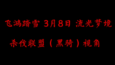 飞鸿踏雪3月8日 流光梦境