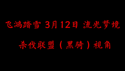 飞鸿踏雪3月12日 流光梦境