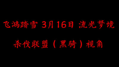 飞鸿踏雪3月16日 流光梦境
