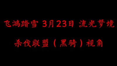 飞鸿踏雪3月23日 流光梦境