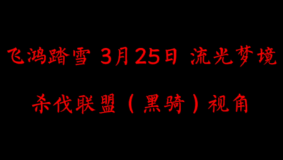飞鸿踏雪3月25日 流光梦境