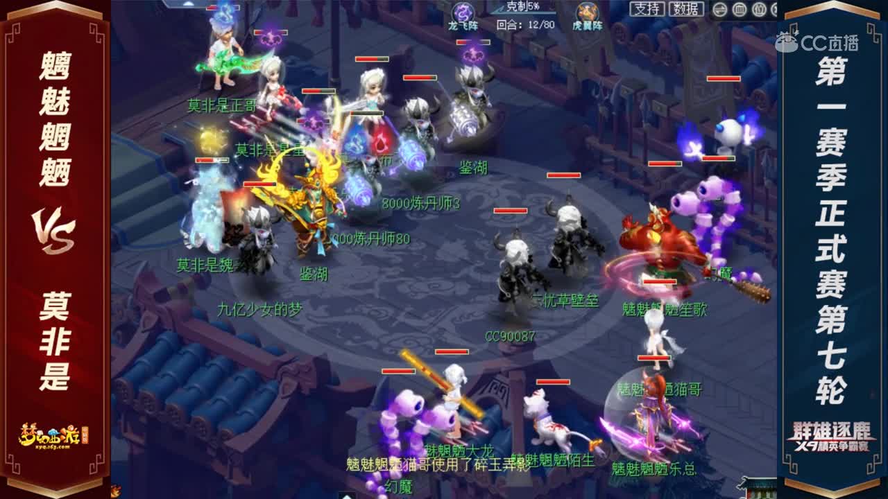 【2020群雄逐鹿】天元组第一赛季正式赛第七轮：魑魅魍魉VS莫非是【CC情报站】