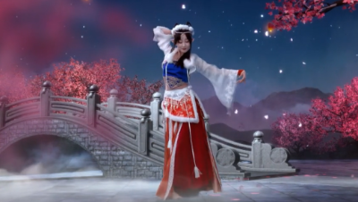 青春同路发布会狐美人独舞