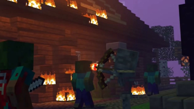 Skyblock War Part 1 - Minecraft Animation  Noob &