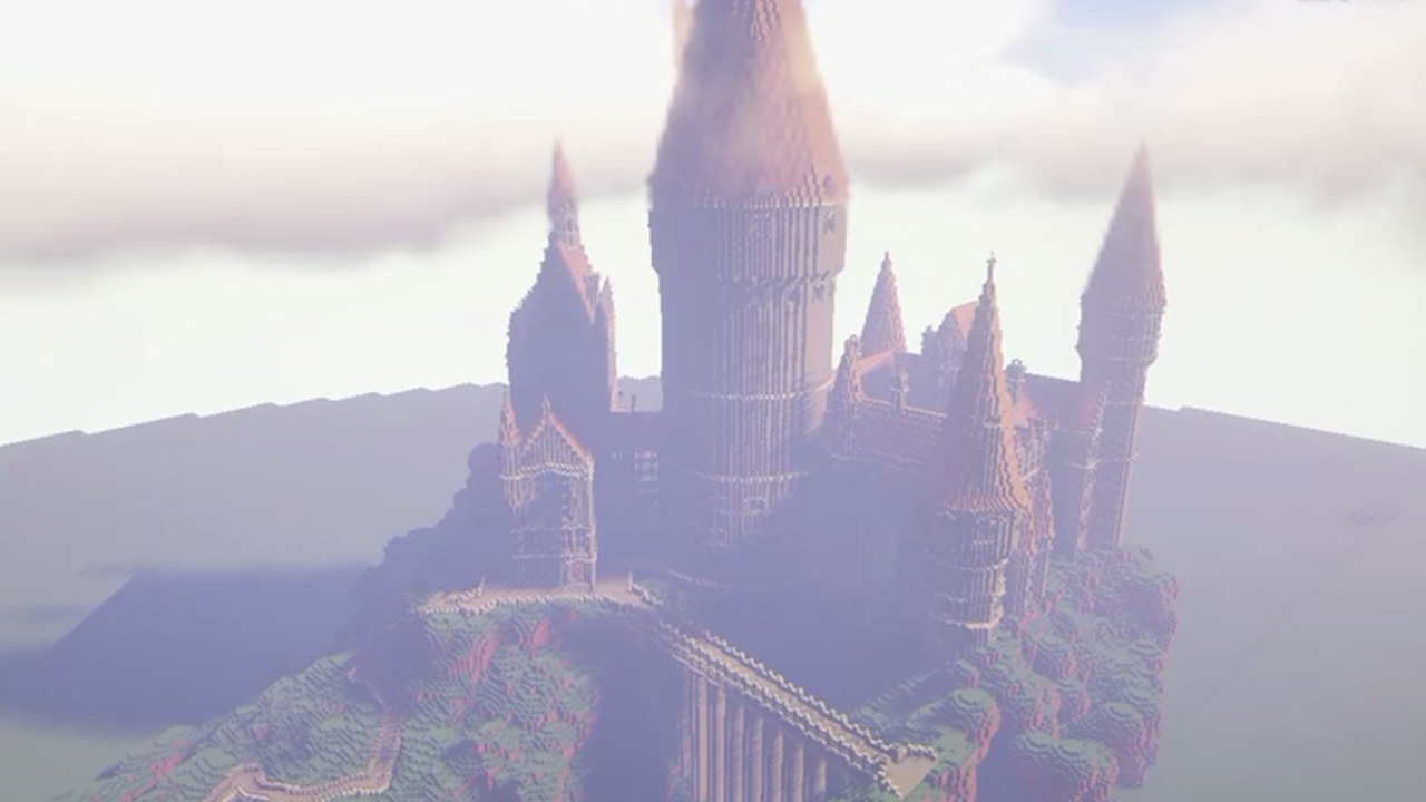 肝爆了！国人用MC还原霍格沃茨！建筑过程第二期！麻瓜前来报道！【夜梵Yefan】