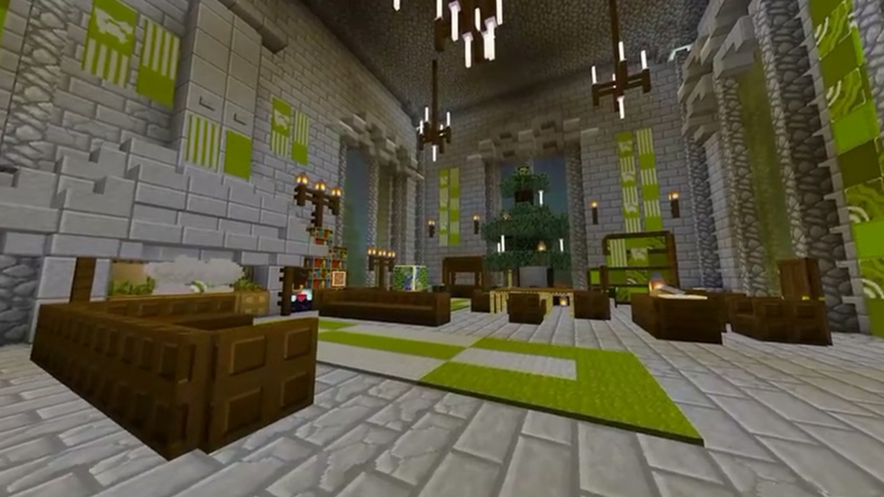 【MineCraft】用MC还原斯莱特林休息室和寝室【LindseyM】