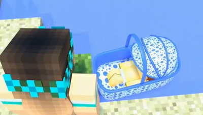 Alex and Steve  Love Story  Baby Boss  - Minecraft