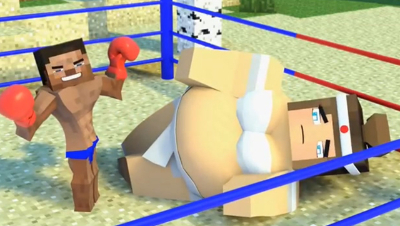 The minecraft life of Alex and Steve  Noob girl vs