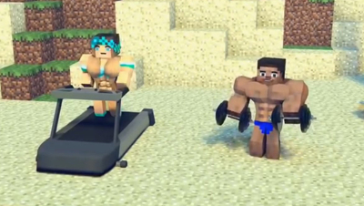 The minecraft life of Alex and Steve Zombie robber