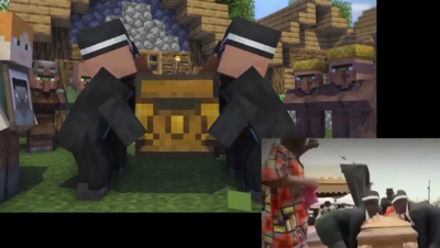 M C 棺 方 认 证 专 业 村 民 团 队 - 1.村民抬棺