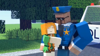 The minecraft life of Alex and Villager  Police St