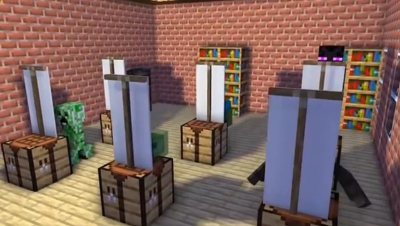 Monster School  DRAWING - Minecraft Animation