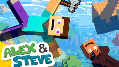 【Blue Monkey】如果MC失去重力 - 史蒂夫和艾莉克丝的冒险 P7