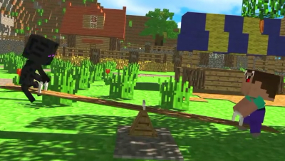 [ Minecraft动画]无限战争合集-----神仙级打架 - 3.Noob & Brothers