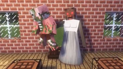 Monster School GRANNY HALLOWEEN CHALLENGE - Minecr