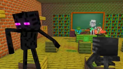 Monster School Lv1 Crook vs Lv99 Boss - Minecraft