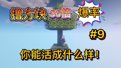我的世界30倍空岛9：进化僵尸村民