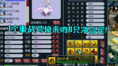 梦幻西游：为凑8只净台宠，109大佬怒亏上百万，一个服战号没了！