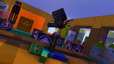 MONSTER SCHOOL - TINY CASTLE WAR - FUNNY MINECRAFT