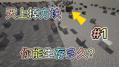 酷凡被掩埋的世界1：天上随机掉方块随时会被爆头！