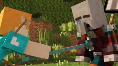 Village Raid (Minecraft Animation)