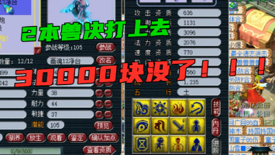 梦幻西游：3万块的胚子，2本书拍下去秒变3000，这也太吓人了！