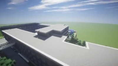 【minecraft】【建筑】【北京理工大学附属中学】【全内饰】学校景色展示