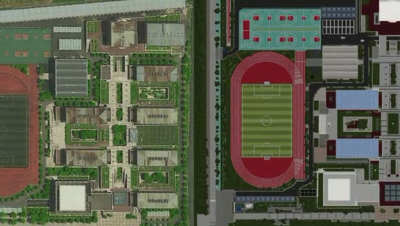 【Minecraft】海曙区高桥镇中学还原工程 ——伴随各种邂逅，回忆会永留于心。    建筑 母校