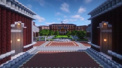 【超还原大赛】【Minecraft×江西省赣州中学】时光荏苒，母校永恒