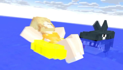 【Batman4014】【我的世界动画】饥饿鲨的世界 - 1.Hungry Shark World