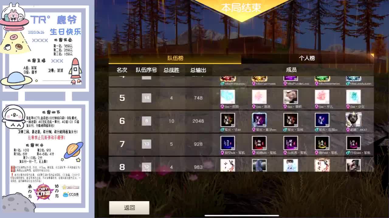 TR·鹿爷生日快乐❤杯 第1段