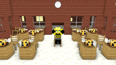 Monster School  BUILDING A BEES HOUSE - Minecraft
