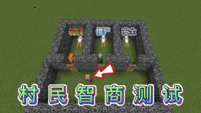 我的世界趣味实验室：村民智商测试，结局令人失望！