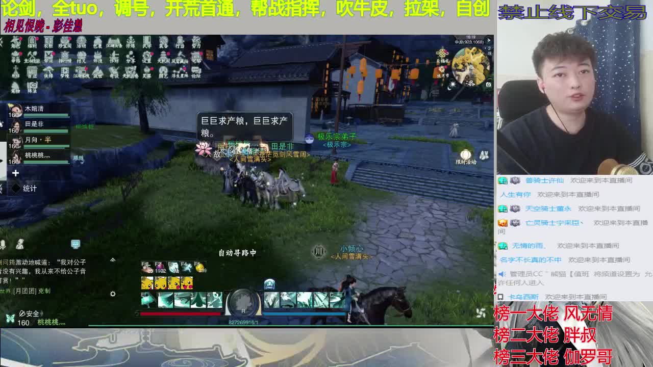 副本开荒，指挥，单人入梦，论剑，调看号，撩妹 撩仔，情感解惑