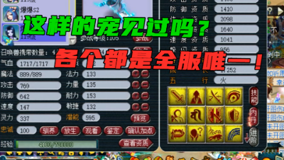 梦幻西游：爆总打造109极品号，4只画魂各个比王谢的都强，牛！