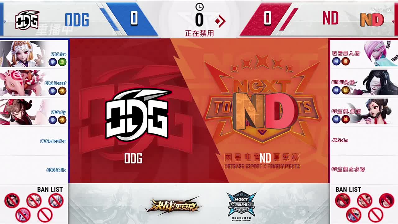 【NeXT2020】《决战！平安京》季中邀请赛 ODG vs ND
