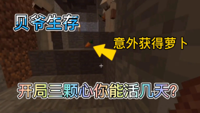 我的世界贝爷生存之旅20：一人一身铁装备！