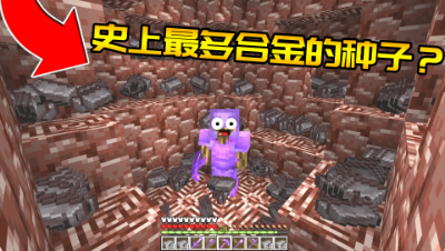 MC史上最多合金的种子？开局2分钟以内获得合金！