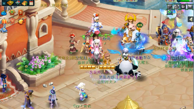 梦幻西游：鱼岛服战女儿村展示，3件封印装备，5只神马童子！