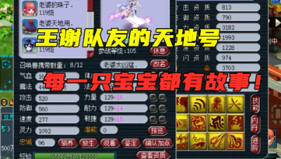 梦幻西游：5蓝宠进阶110？壁垒宠打高连，王谢队友竟是个奇葩！