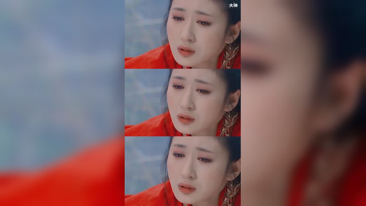 郭珍霓一身红衣的时候太美